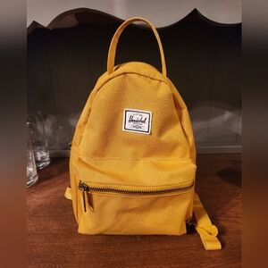 Herschel Supply Co. Nova Mini Backpack in the Harvest Gold color Striped Red